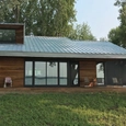 Metal Roofing Panels at Lake House