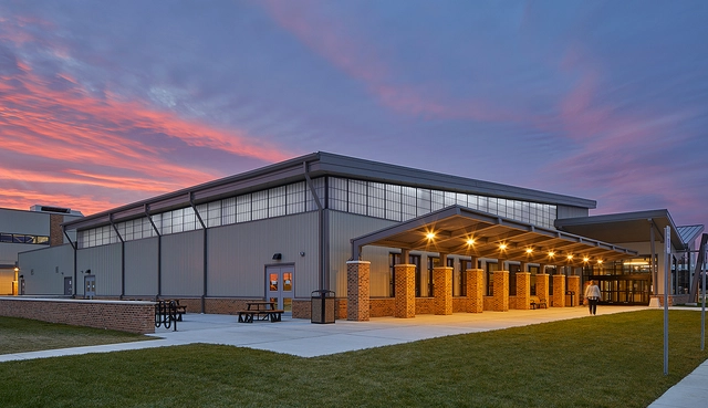 Metalic Roof and Walls at Queen Anne's YMCA