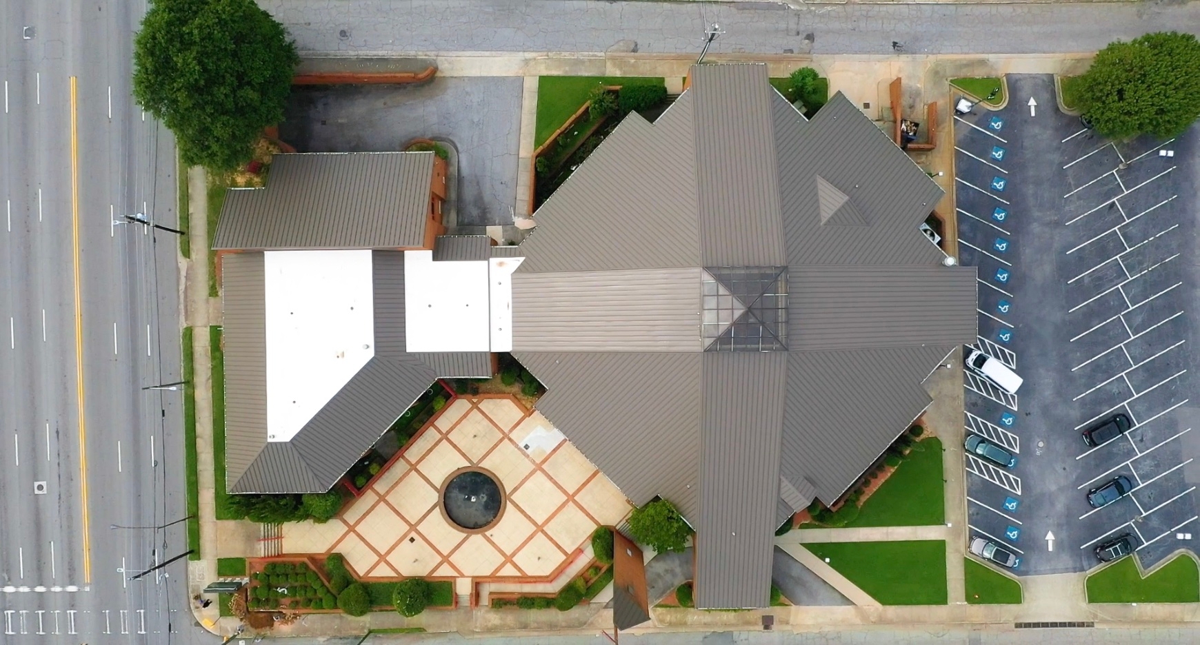 Metal Roofing System at Antioch Baptist Church