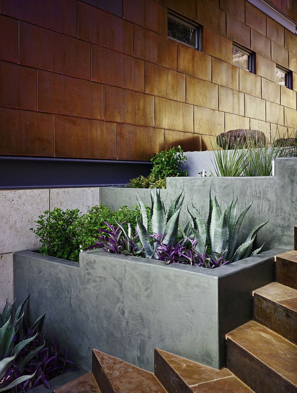 Metalic Paneling at Soaring Wings House