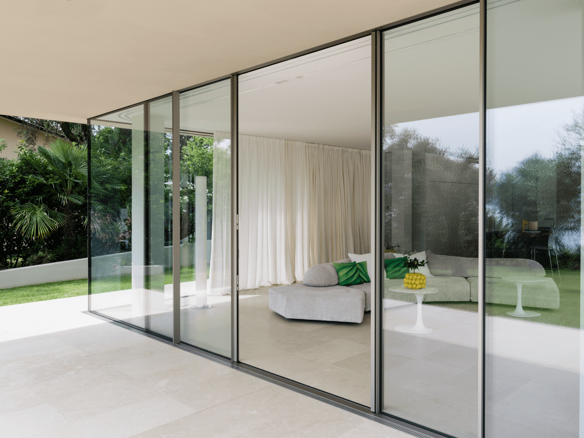 Frameless Sliding Doors - Sky-Frame Original