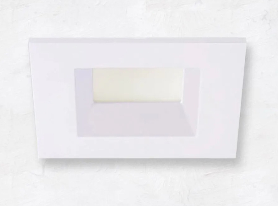 Color Temperature Selectable Baffled Square LED Can Light