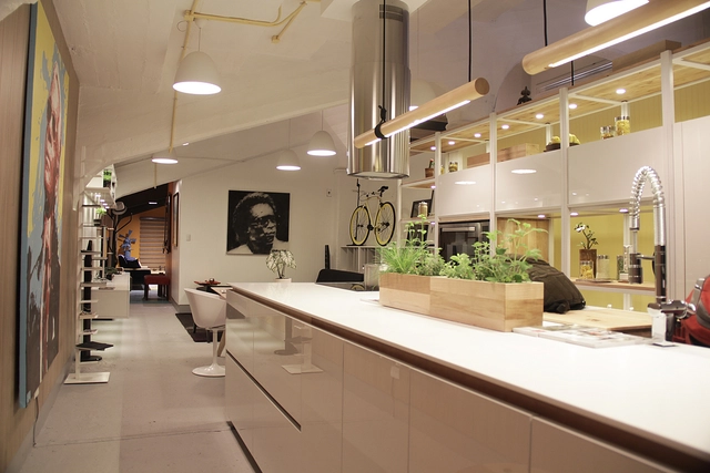 Revestimientos de madera en Ambiente Loft 2020