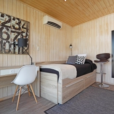 Revestimiento enchapado ranurado