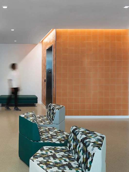 Slim LED Cove Lighting in housing project corridors