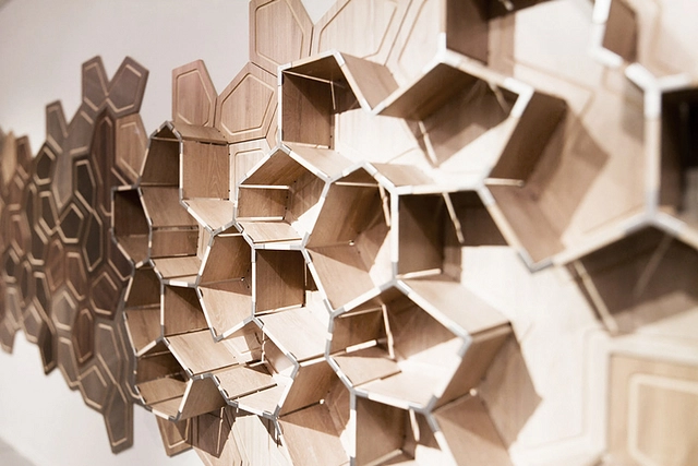 Aplicación de estantería modular