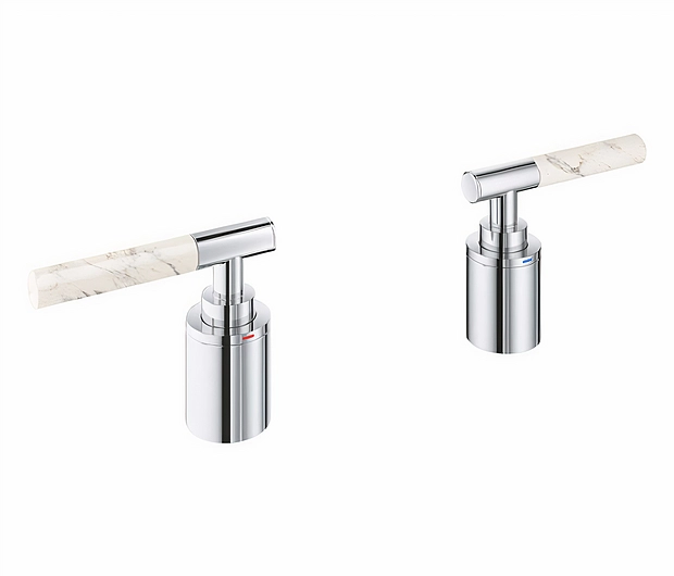 Knurled Sticks - White Attica Ceasarstone
