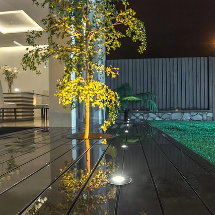 Iluminación decorativa para exteriores