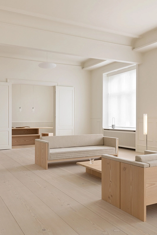 Wooden Flooring in Dinesen Apartment from Dinesen