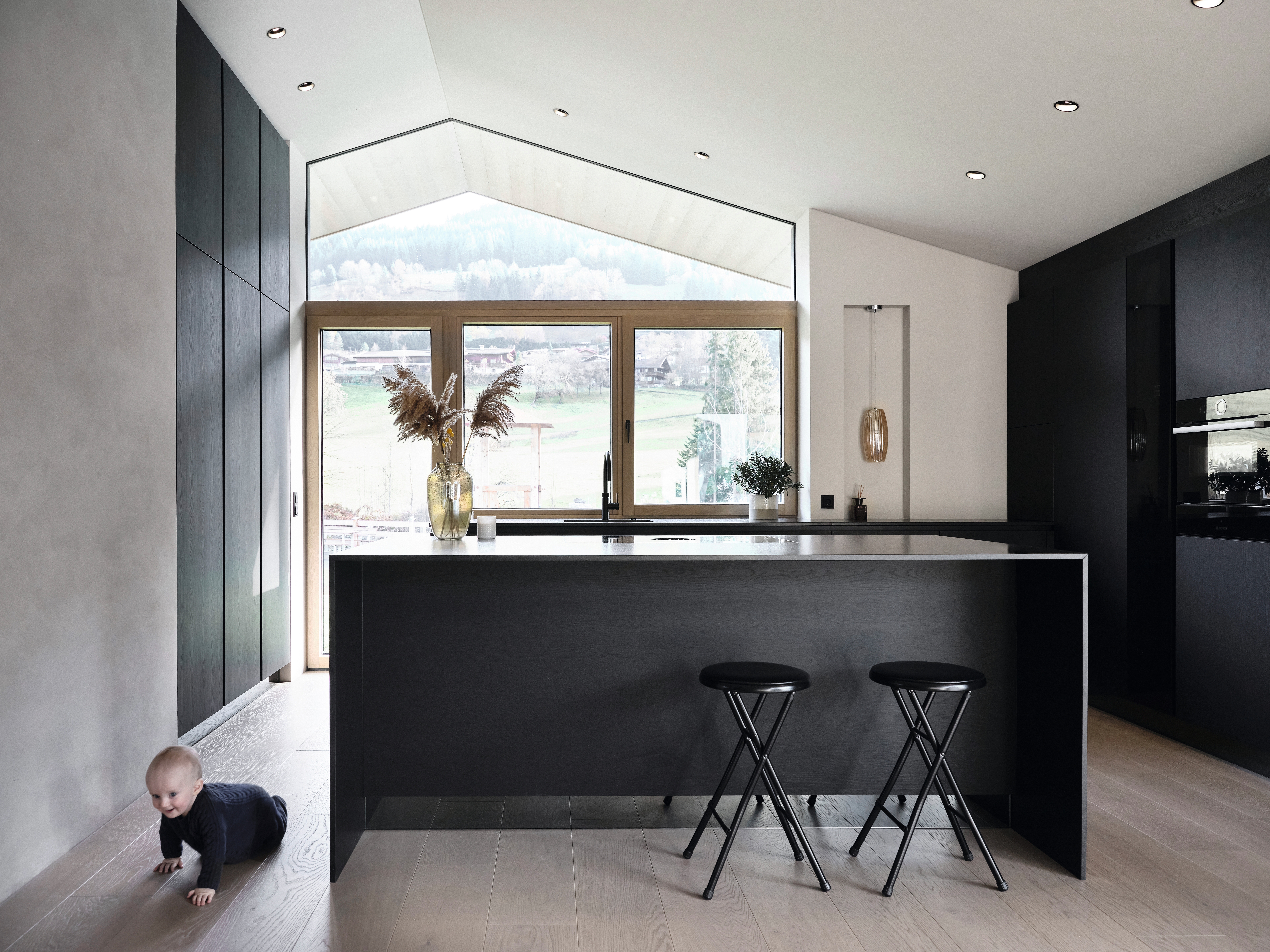 EGGER Surfaces in Private House Aurach