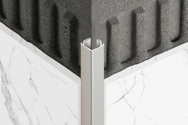 SCHLUTER QUADEC K wall profile
