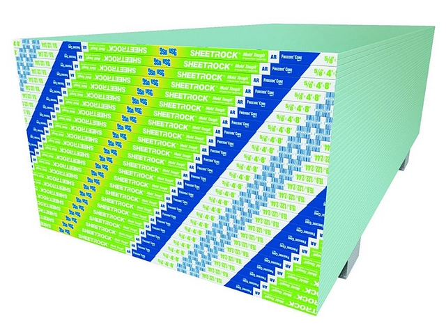 Sheetrock® Brand Mold Tough® AR Firecode® X Panels