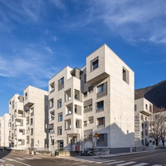 External Wall Insulation in Housing Estate