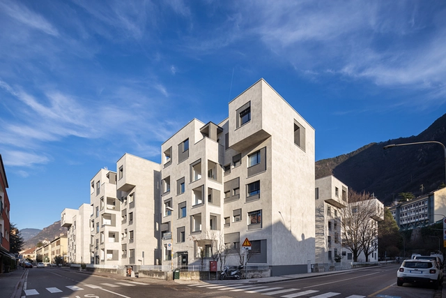 External Wall Insulation in Housing Estate