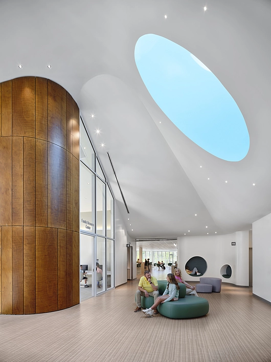 Custom curved ceiling and walls