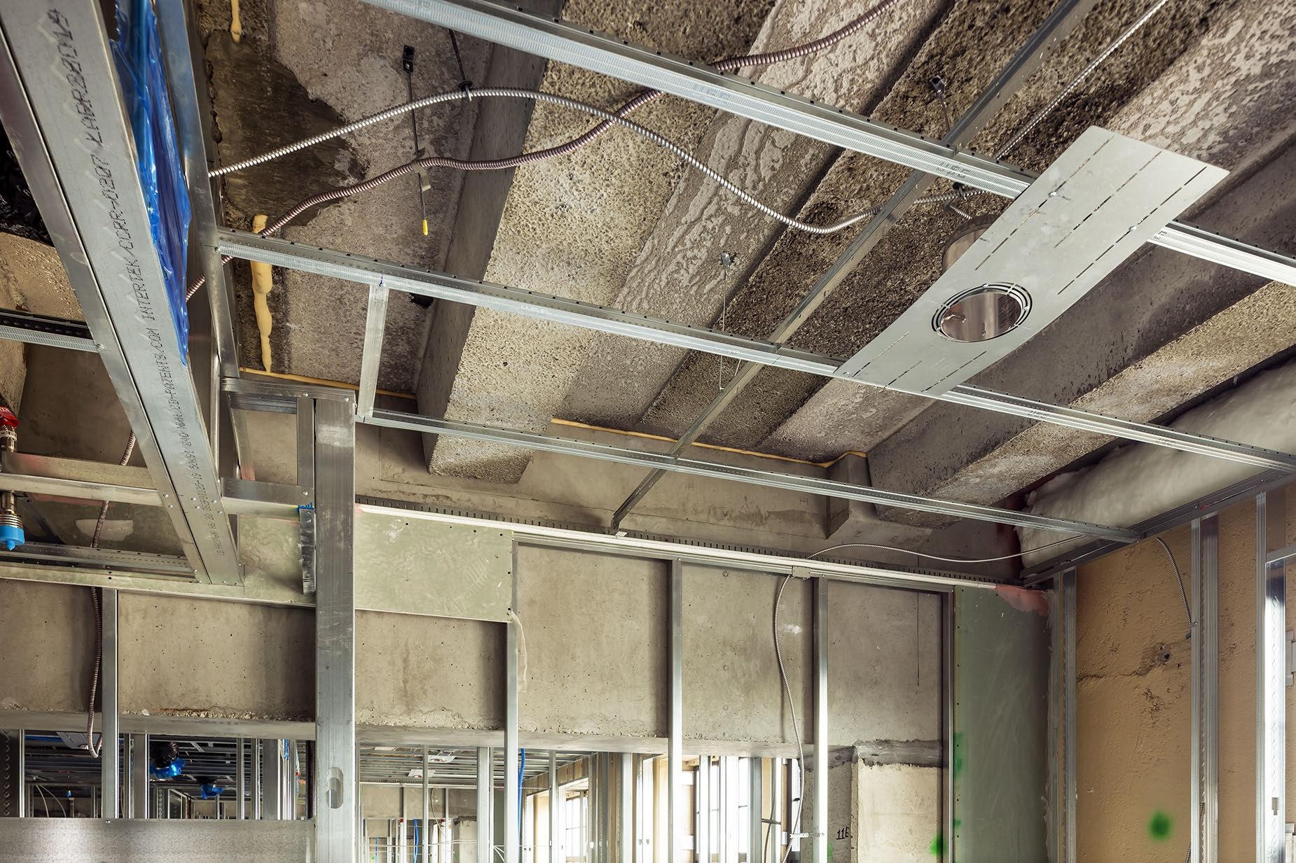 Suspension Ceilings at Stanford University Residencies