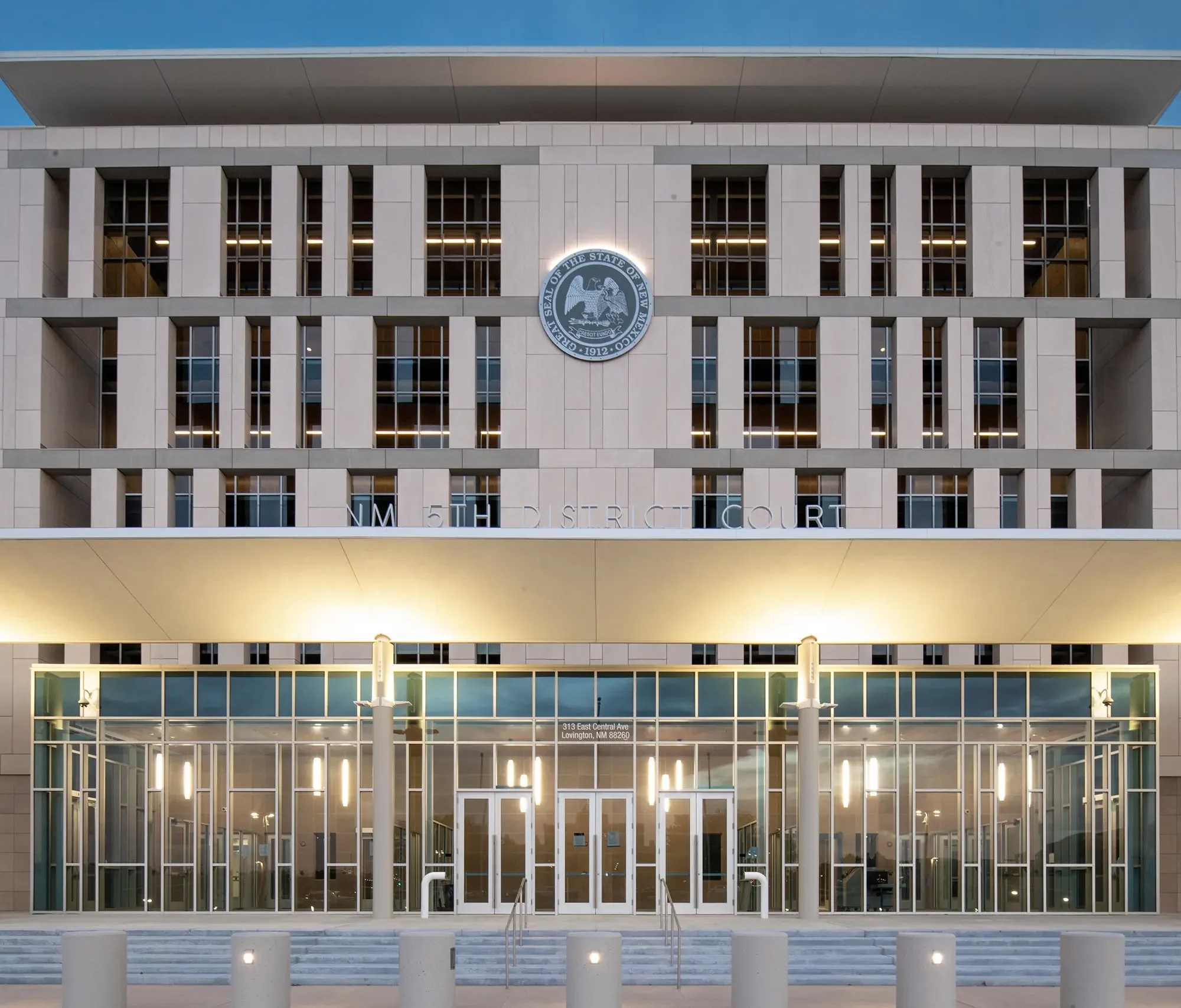 Fiber Cement Panels at Lea County Courthouse
