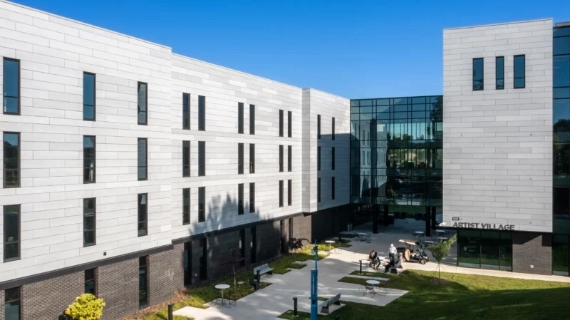 Fiber Cement Panels at UNC School of the Arts