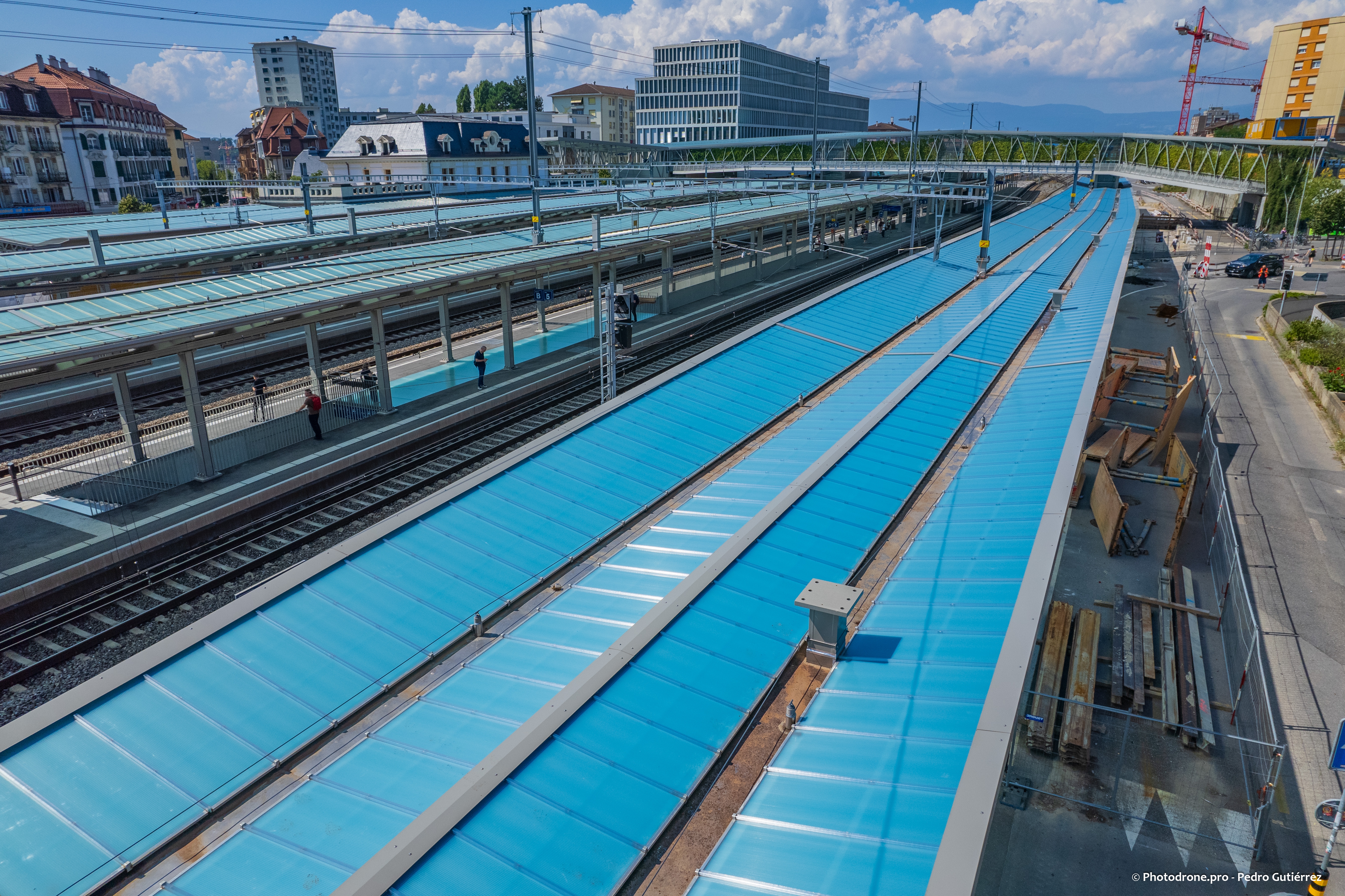 Station Modernization with Polycarbonate Panels