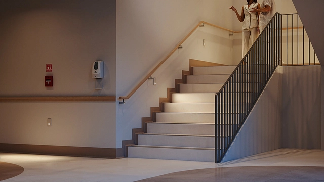 Nightlight in staircase