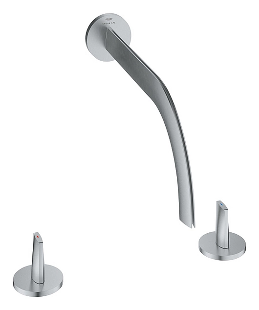 3-hole Wall-Mount Basin Mixer