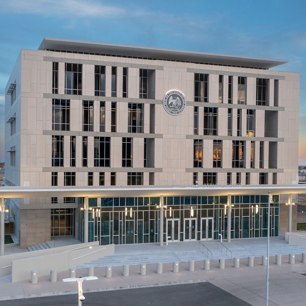 Fiber Cement Panels at Lea County Courthouse