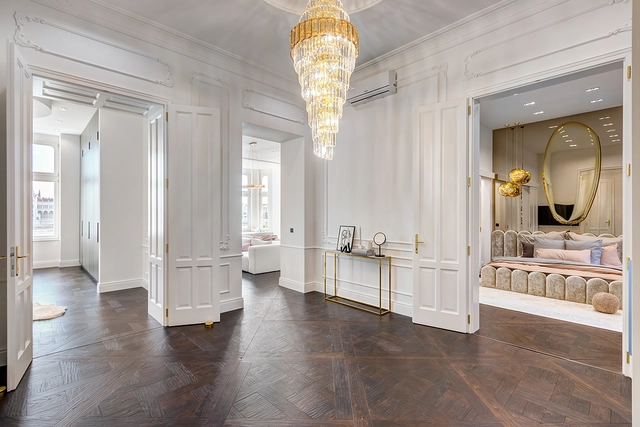 Wooden Flooring in Budapest Apartment