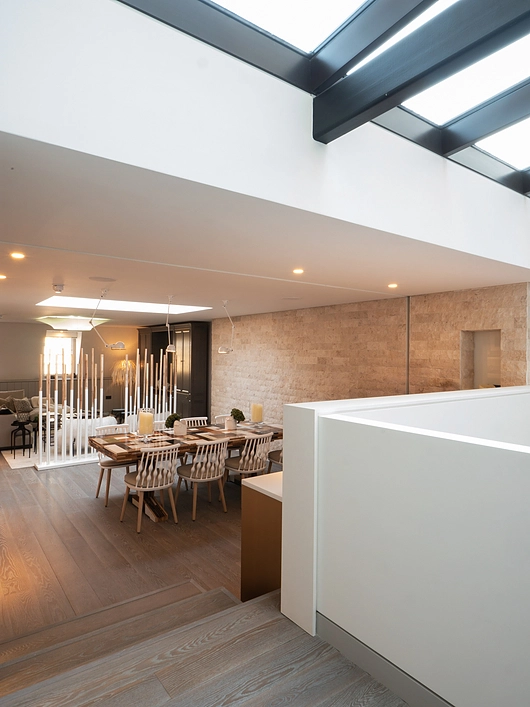 Wooden flooring in restored London palace