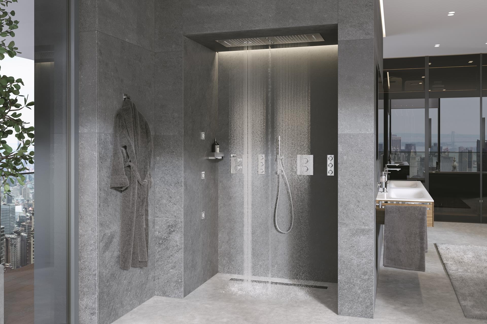 Modular Shower Solution - Rainshower Aqua