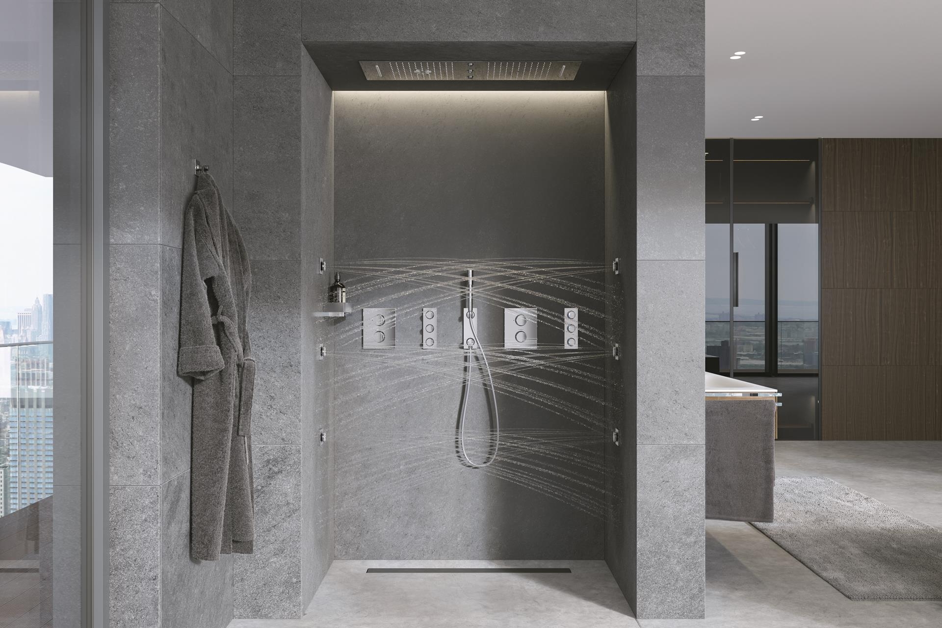 Modular Shower Solution - Rainshower Aqua