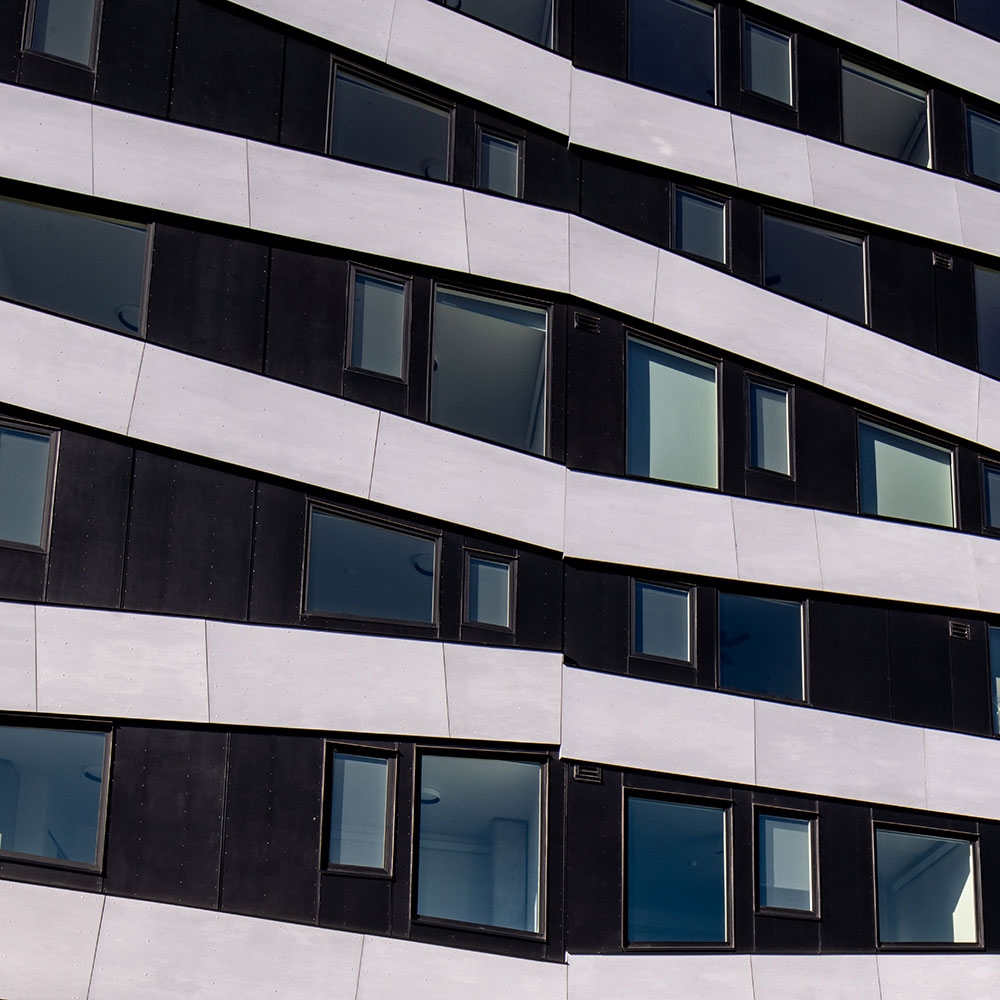 Patina Façade Panels at Analog PDX Building