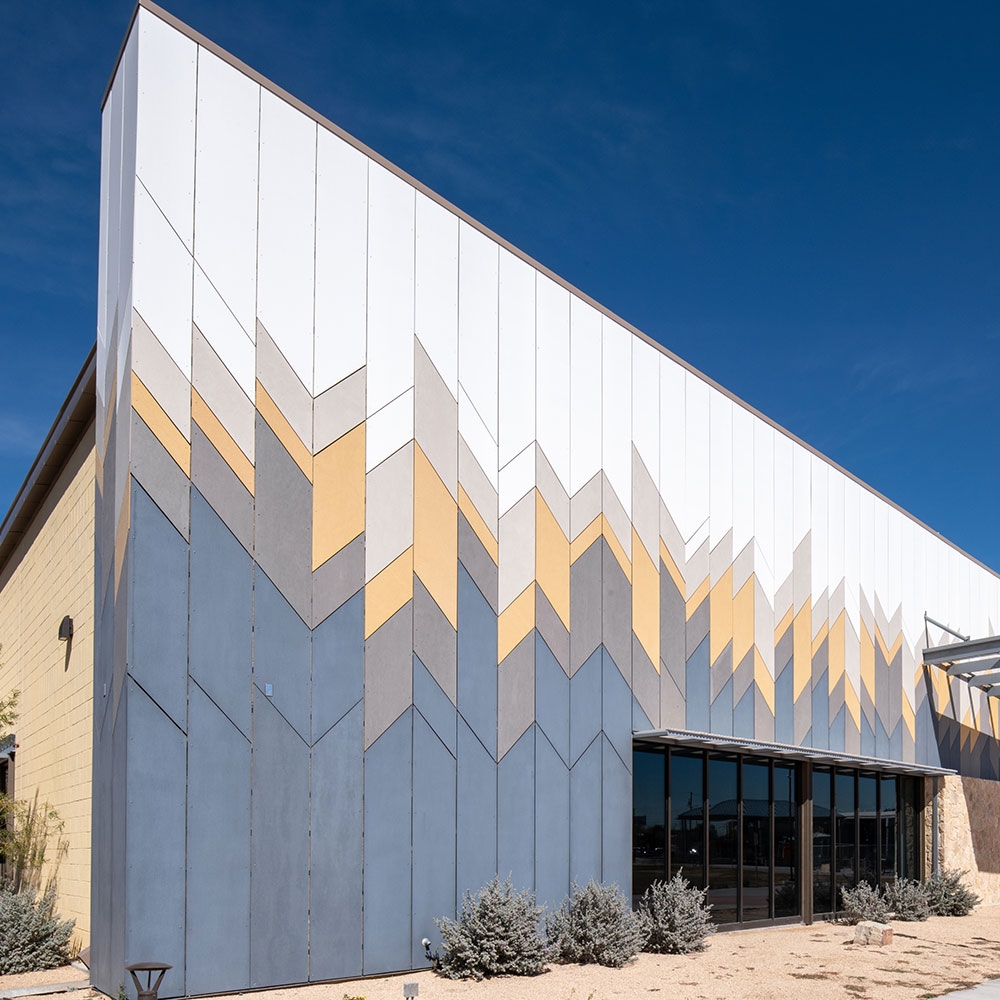Fiber Cement Panel at Recreation Center & Library