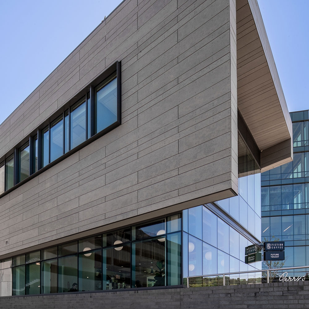 Patina Fiber Cement at Mixed-Use Development