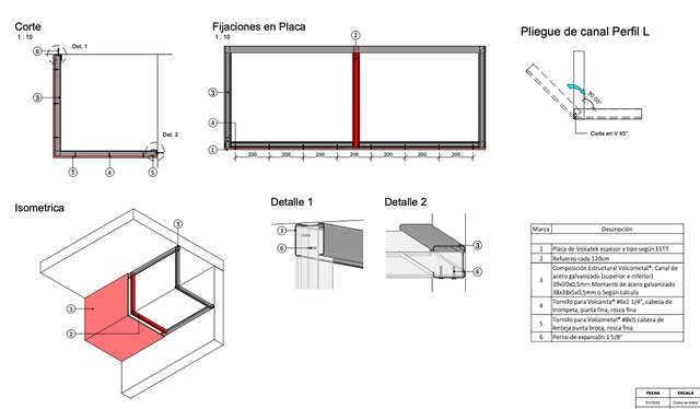 Cielos prefabricados Volcatek® en BIM