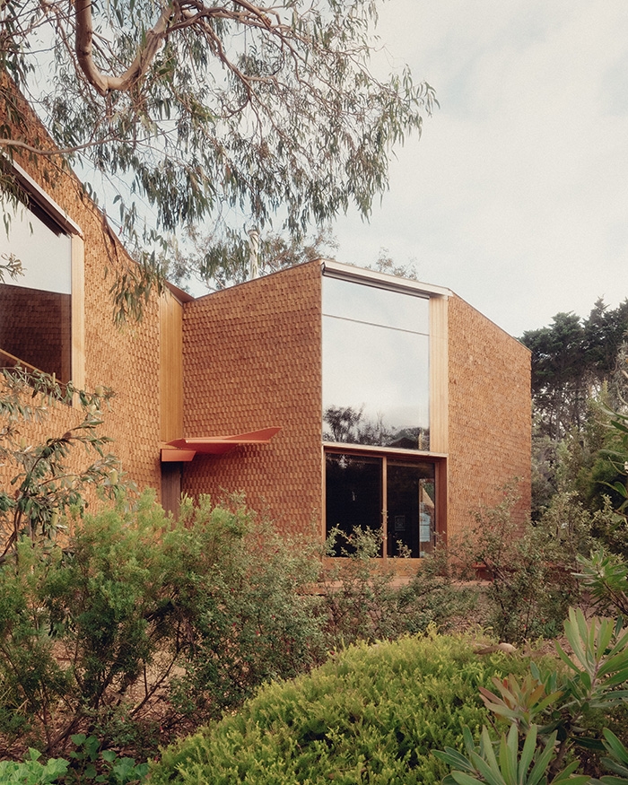 External Blinds in Burnt Earth Beach House