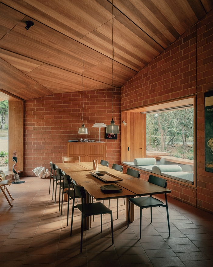 External Blinds in Burnt Earth Beach House