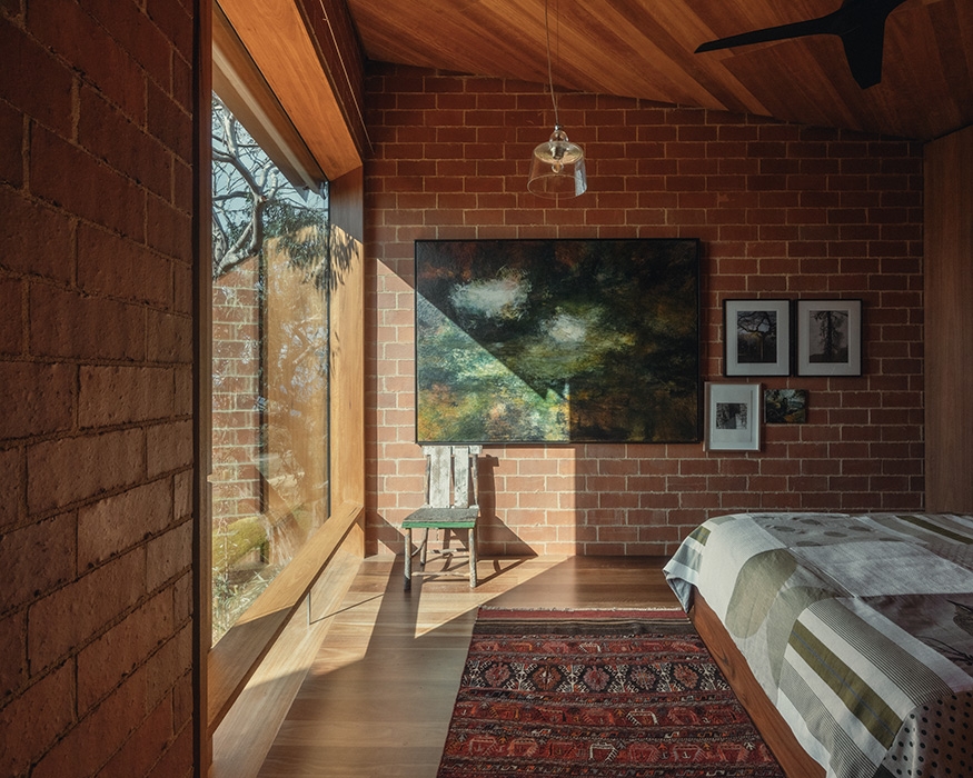 External Blinds in Burnt Earth Beach House