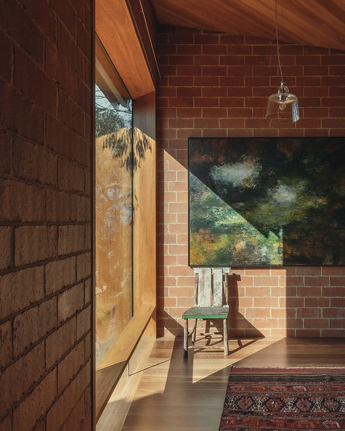 External Blinds in Burnt Earth Beach House