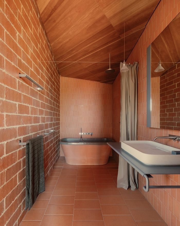 External Blinds in Burnt Earth Beach House