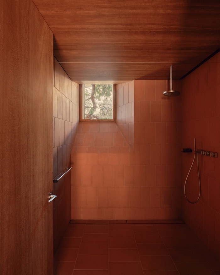 External Blinds in Burnt Earth Beach House