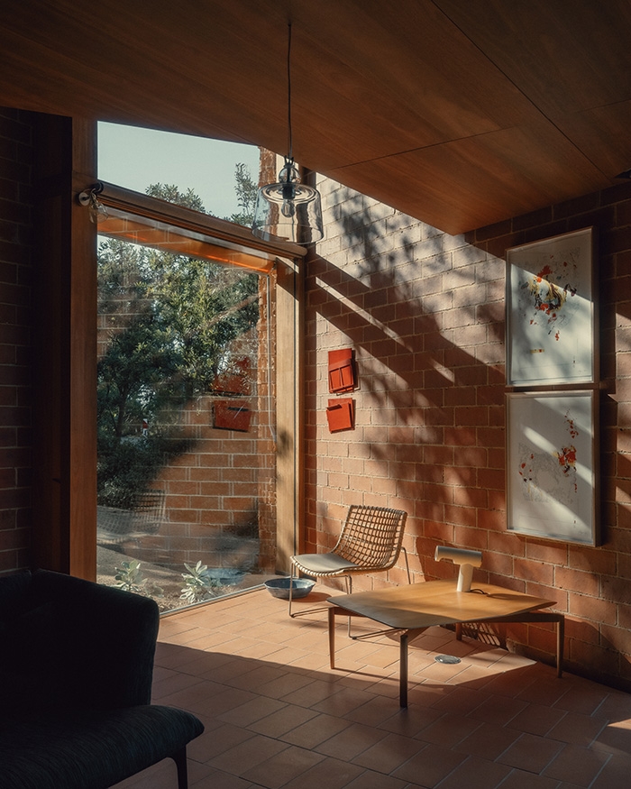 External Blinds in Burnt Earth Beach House