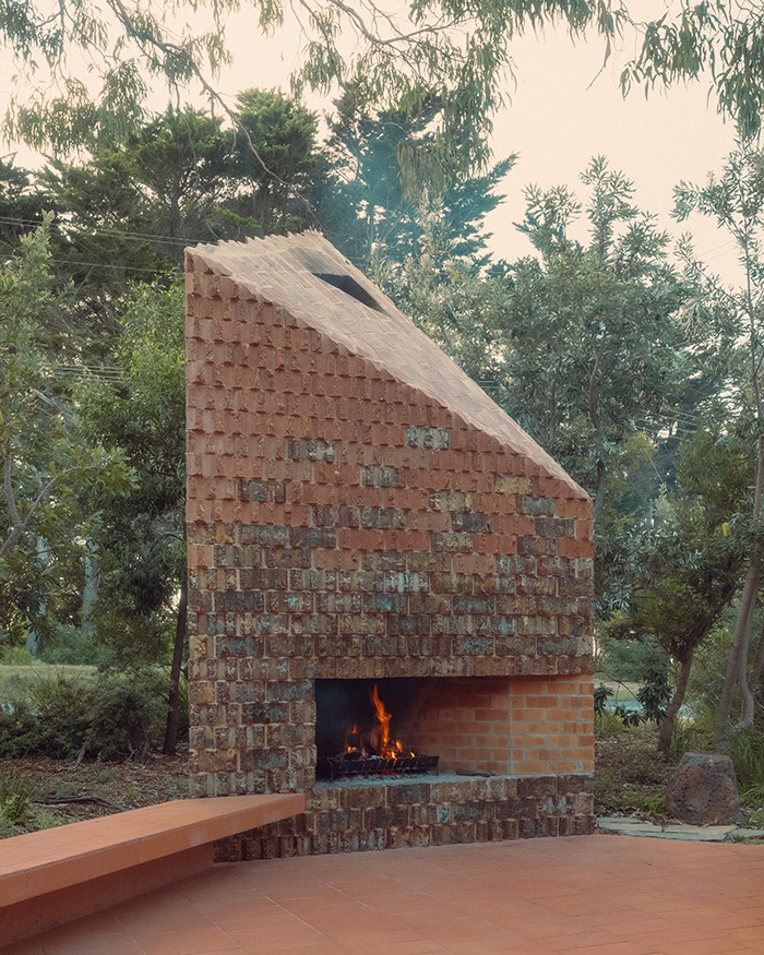 External Blinds in Burnt Earth Beach House