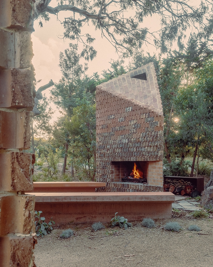 External Blinds in Burnt Earth Beach House