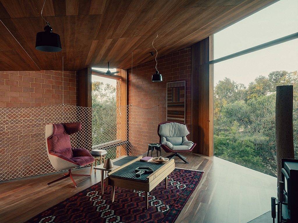 External Blinds in Burnt Earth Beach House