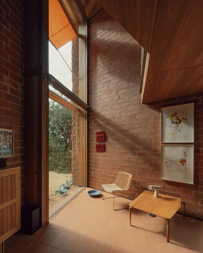 External Blinds in Burnt Earth Beach House