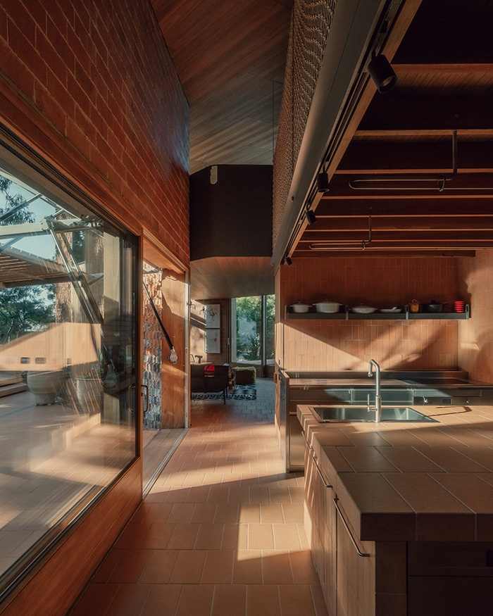 External Blinds in Burnt Earth Beach House