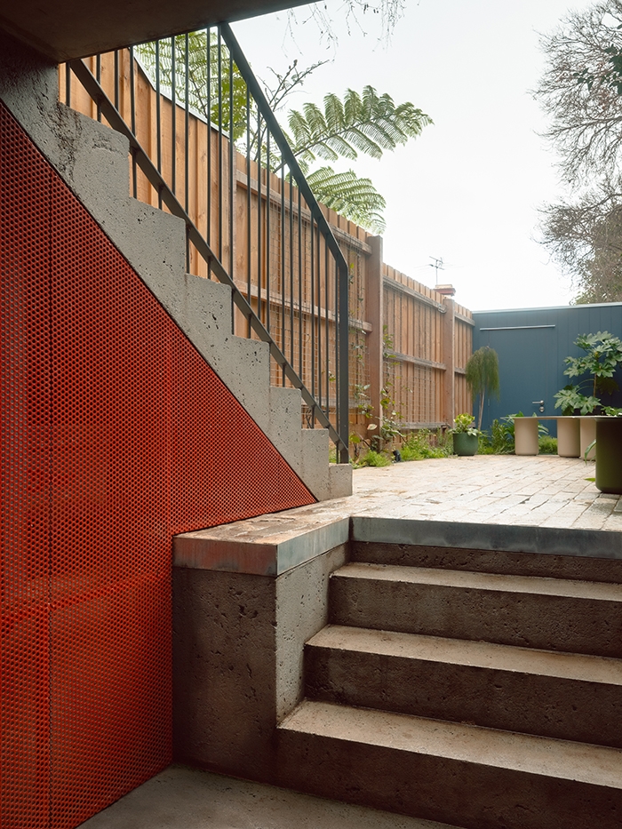 Retractable Folding Arm Awning in Melbourne Terrace