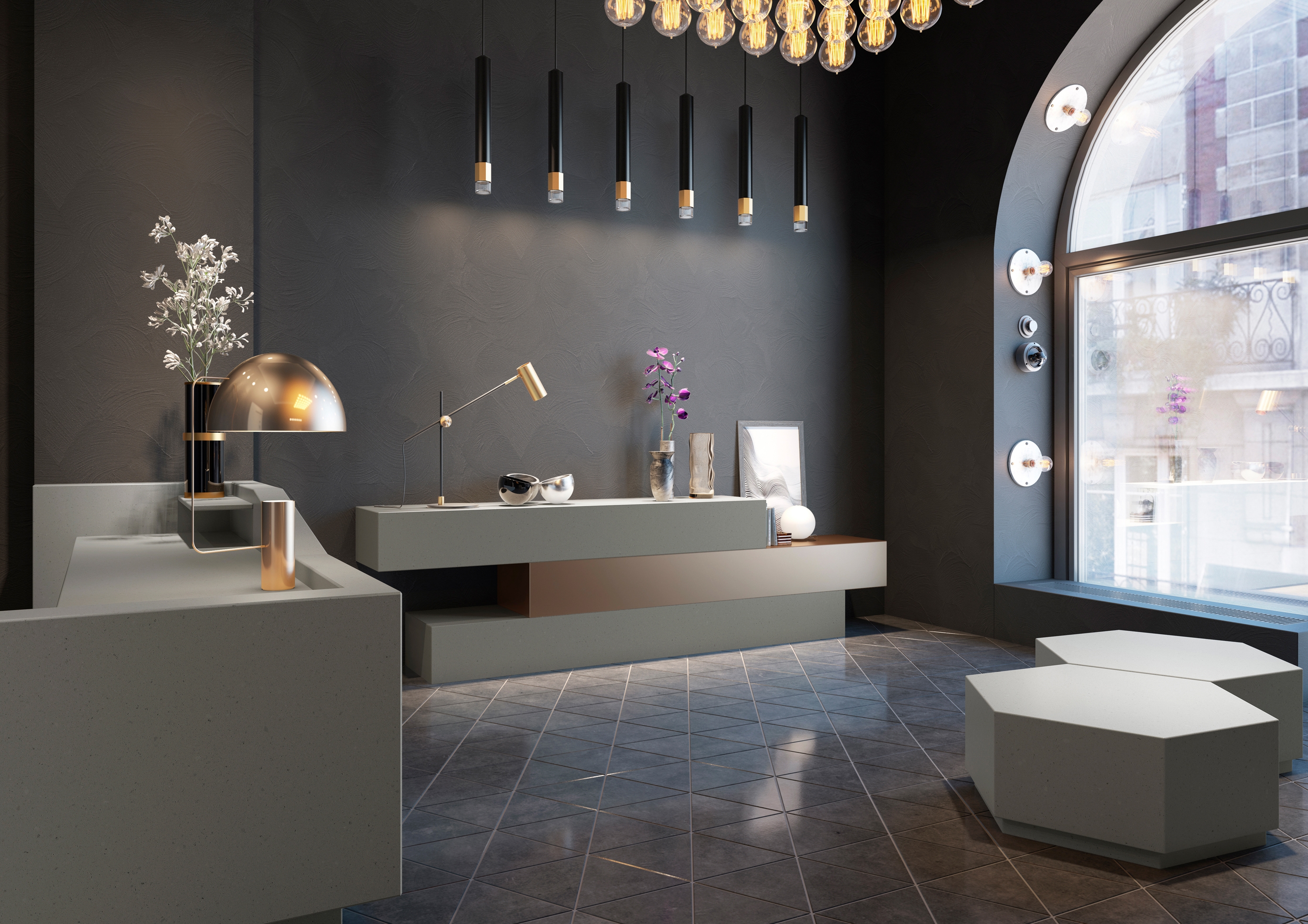 Mineral Composite Panels - Concrete Collection