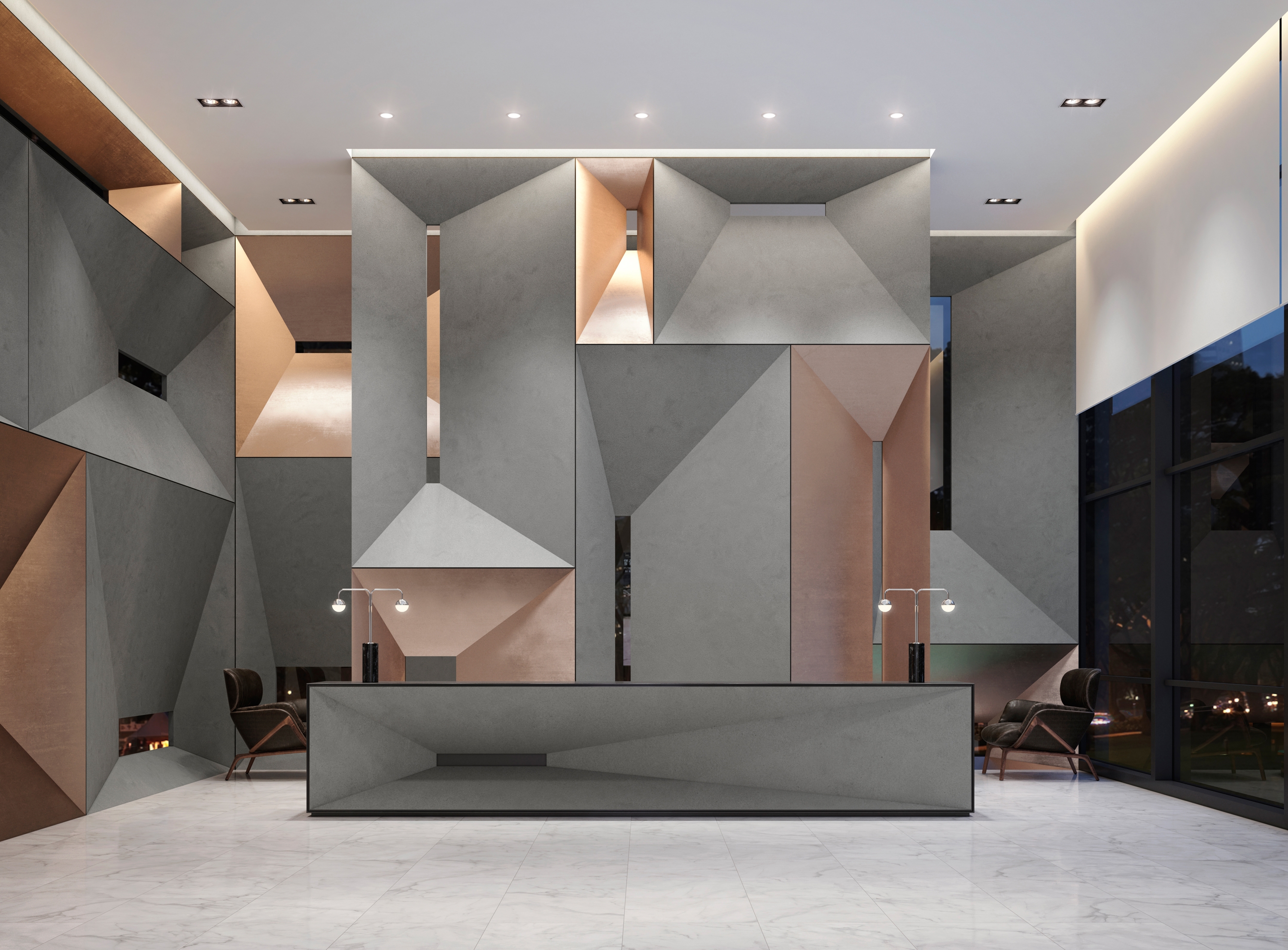 Mineral Composite Panels - Concrete Collection