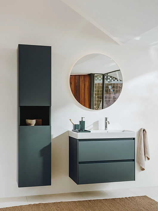 Column Unit 1750mm With Open Shelf